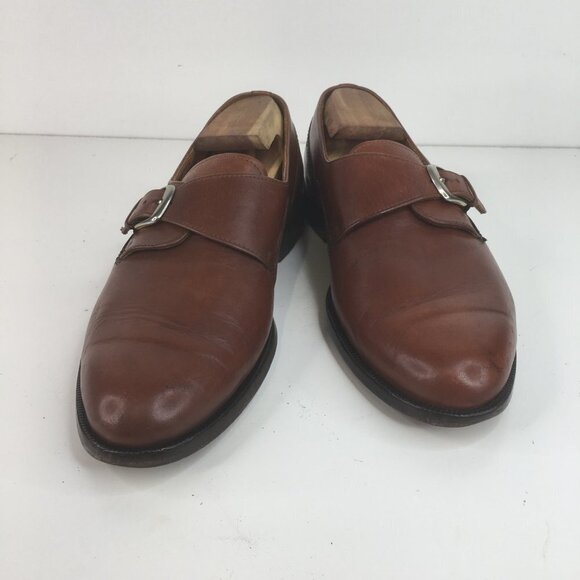Bostonian Florentine Italy Single Monk Brown 10 M - Picture 5 of 12